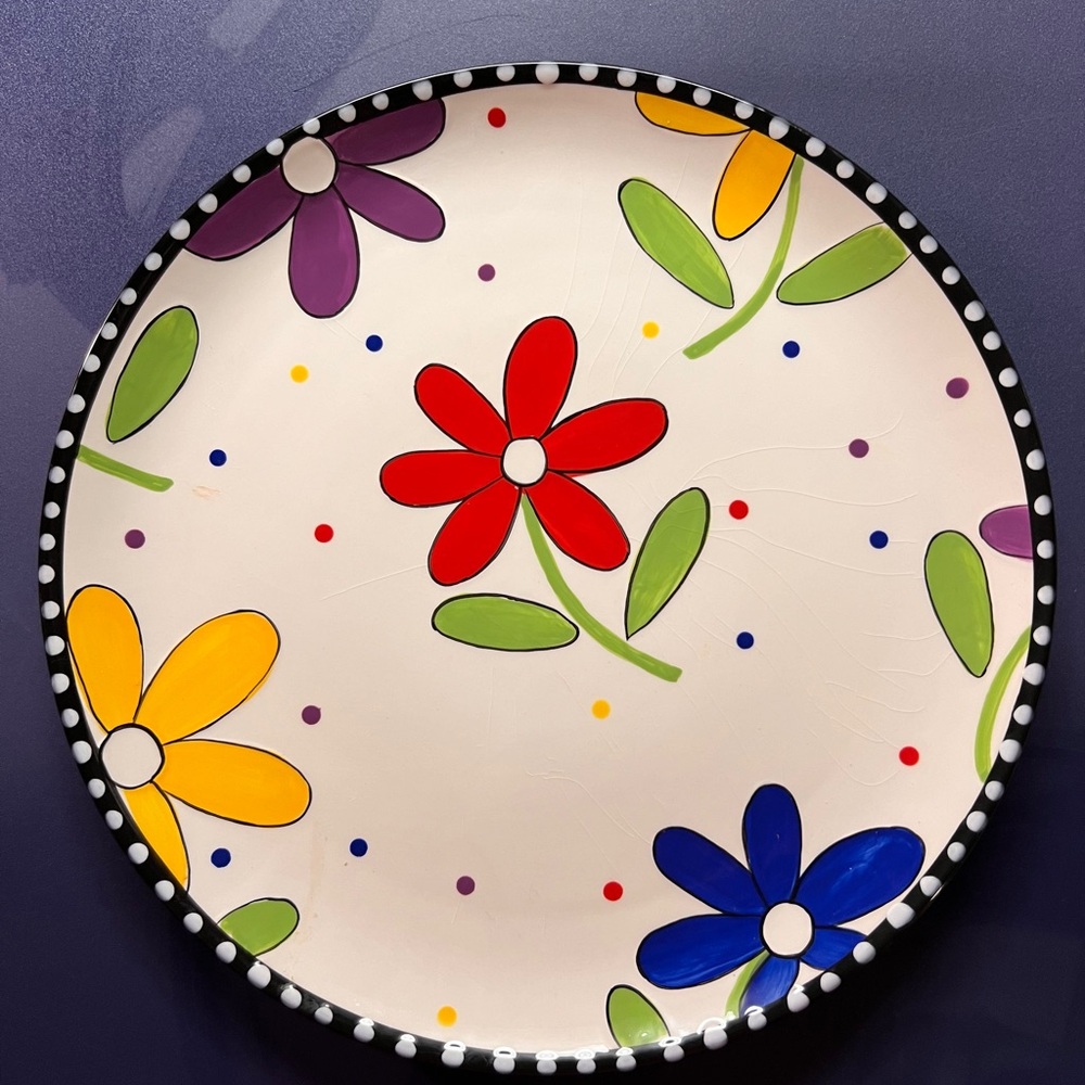 Mainstreet Collection Ceramic Serving Plate